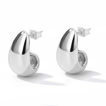 Aurelia Dome Drop Earrings