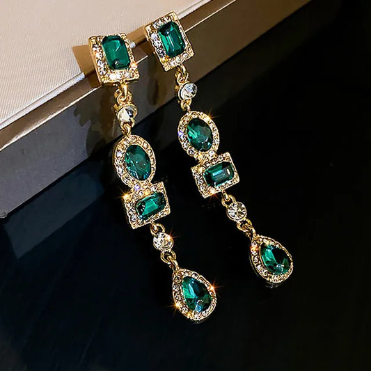 Elodie Long Drop Earrings