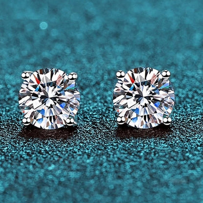 Passions Solitaire 6mm Stud Earrings