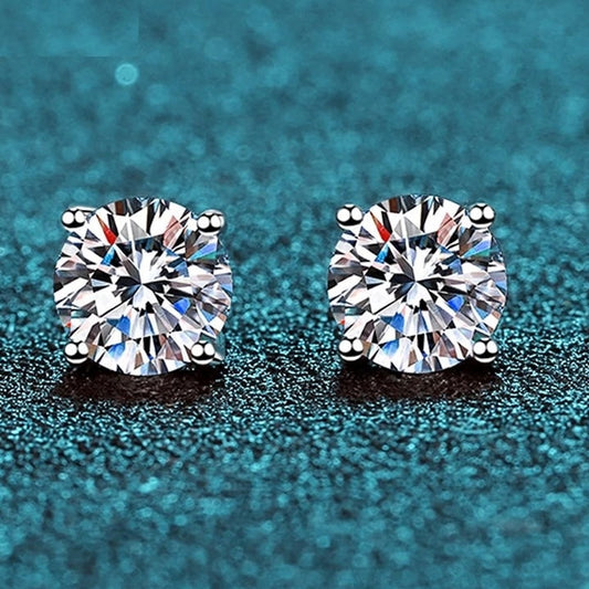 Passions Solitaire 6mm Stud Earrings