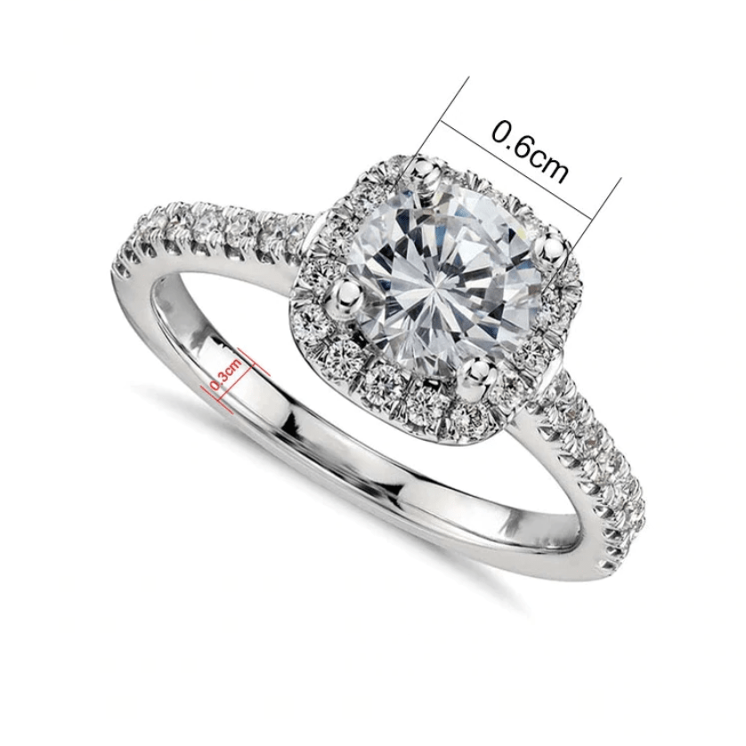 VISTA™ AMELIA CUSHION CUT RING