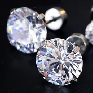 Passions Solitaire 6mm Stud Earrings