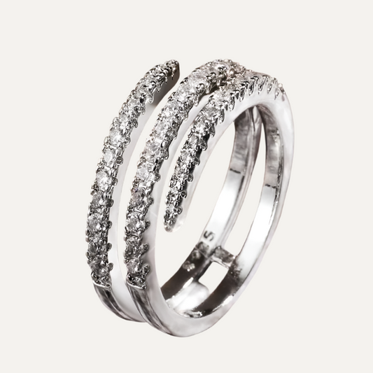 VISTA™ CAROLINE SPIRAL PAVE RING