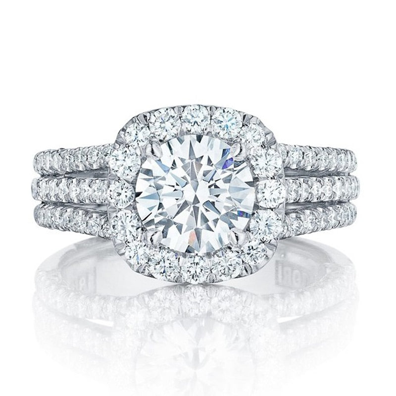 VISTA™ ANNELIESE CUSHION CUT RING