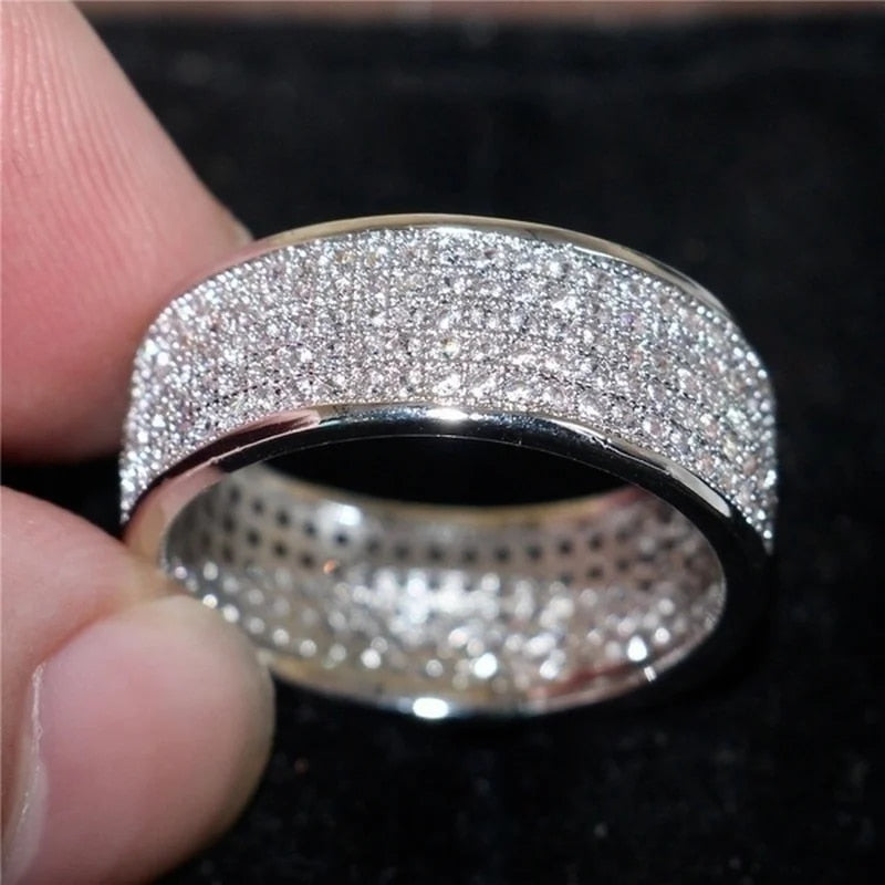 VISTA™ RHEA PAVE BAND RING