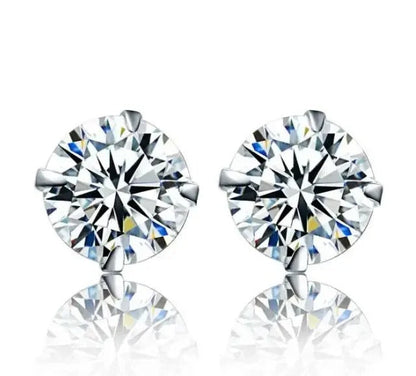Passions Solitaire 6mm Stud Earrings